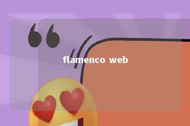 flamenco web 