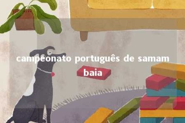 campeonato português de samambaia 